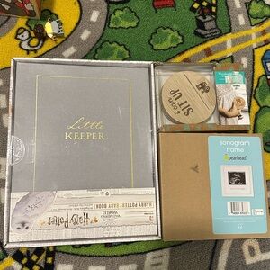 Harry Potter Baby Memory Book Set + milestones cards picture + frame NEW